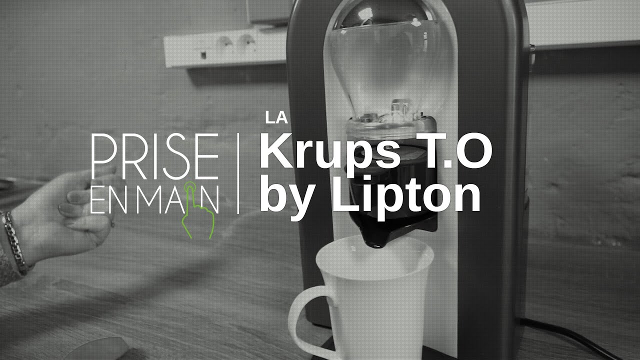 Prise en main de la machine à thé Krups T.O by Lipton