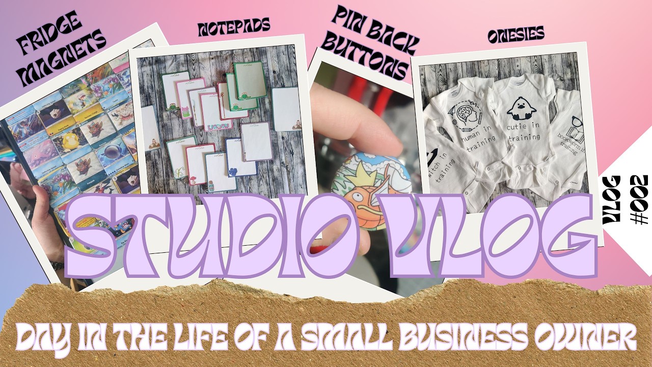 MAKING MY NEW PRODUCTS / COLLECTIONS 💜 BUSY STUDIO DAY 💜 VLOG # 002 💜 Marie & Co. 💜 2026