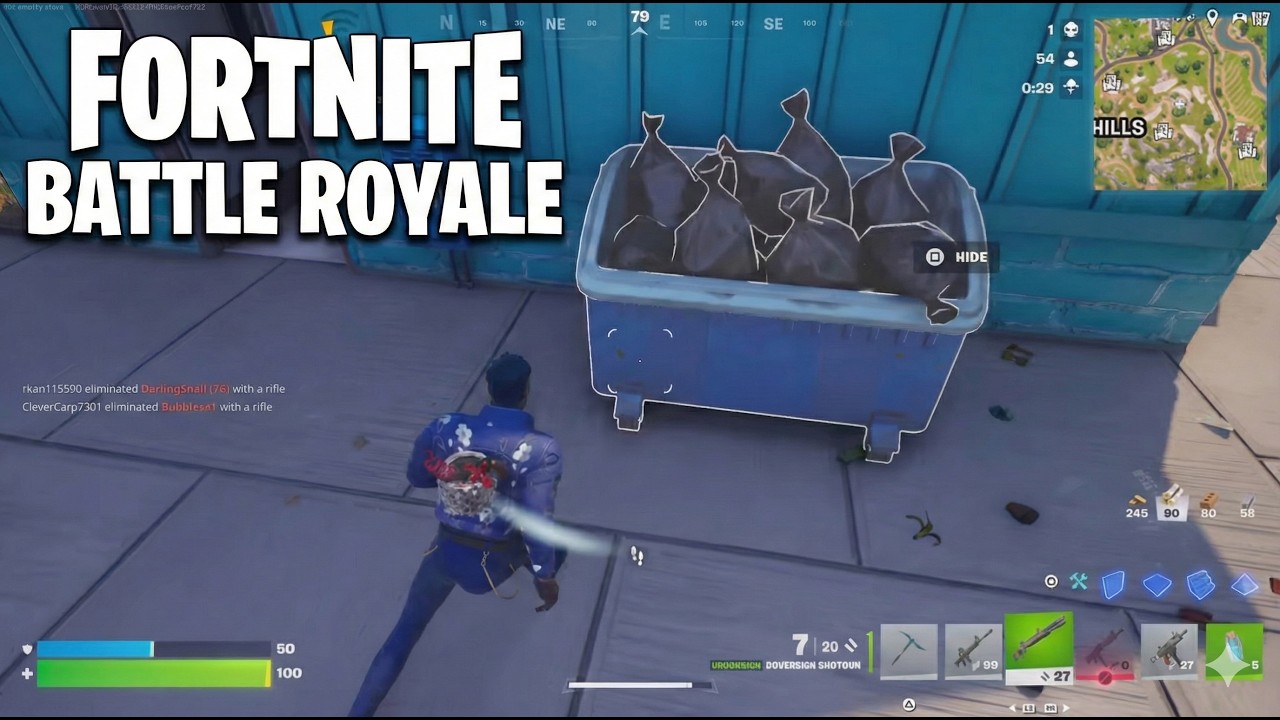 Fortnite - Hiding Tactics - Car driving