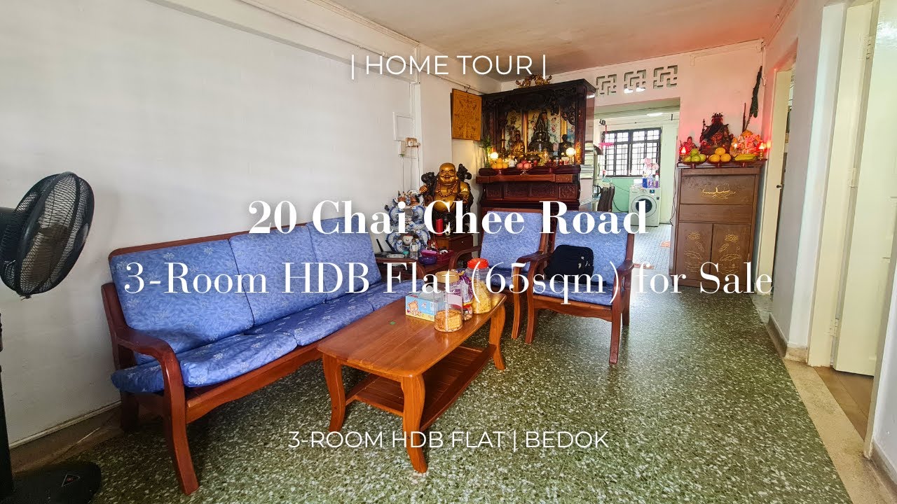 20 Chai Chee Road | 3room HDB flat (65sqm) with Utility Room | SOLD by @BedokHomes​
