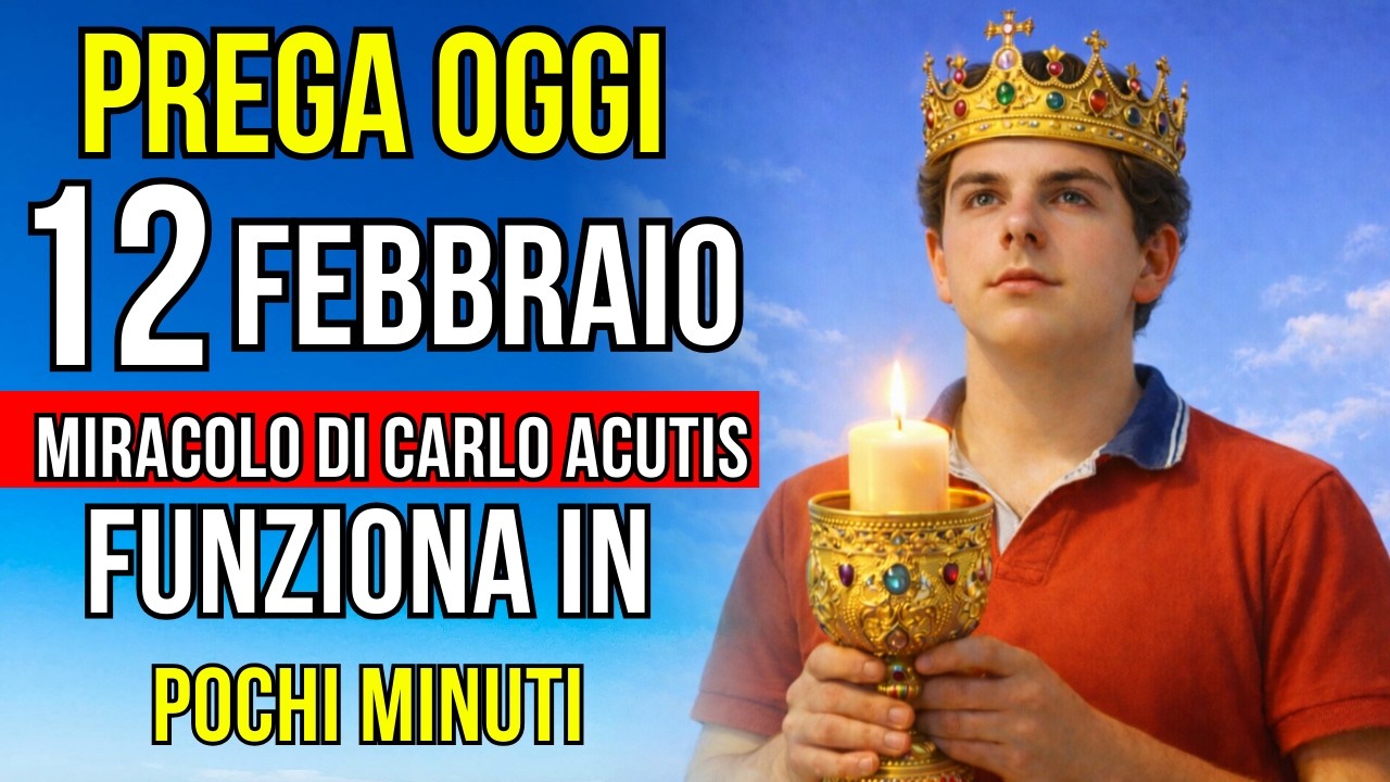 Non ignorare questo segnale: 2 minuti con Carlo Acutis per cambiare la tua sorte OGGI!