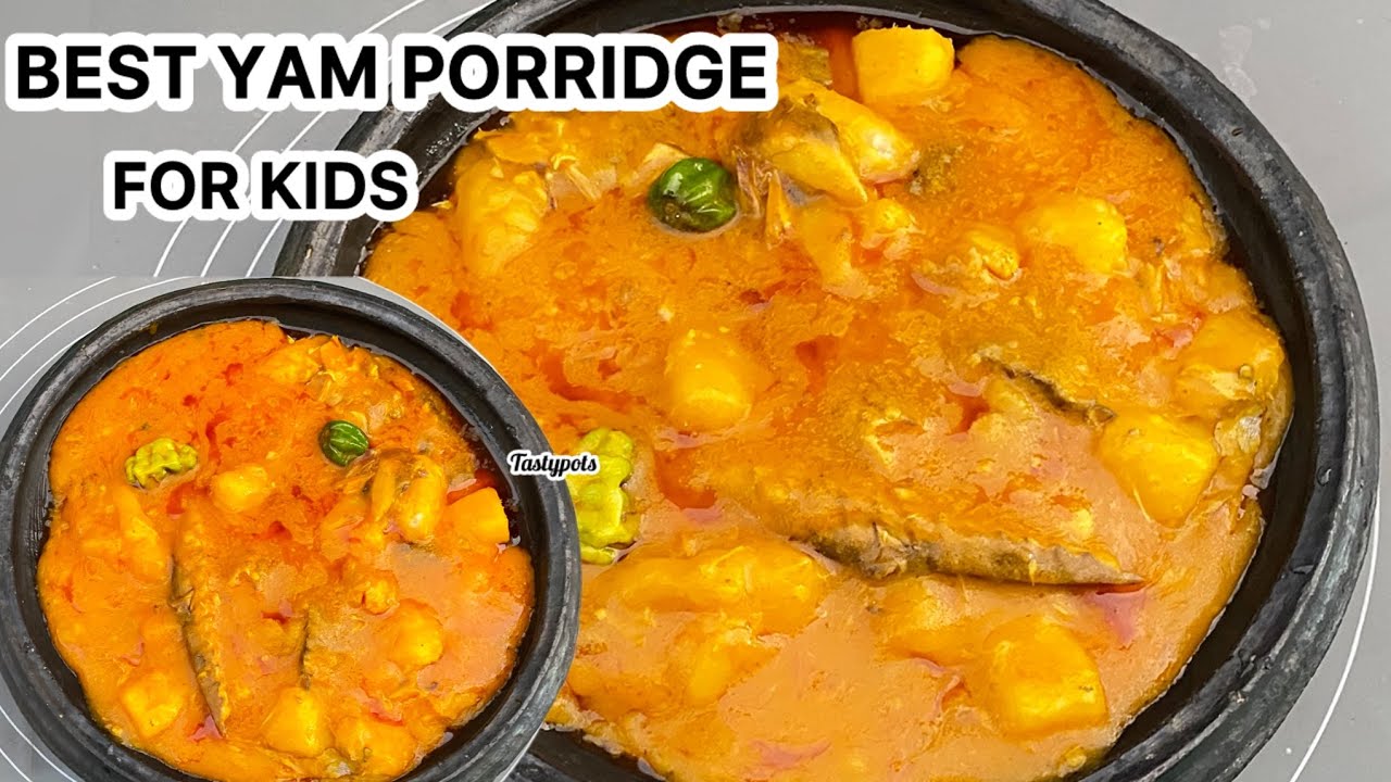 HOW I MAKE YAM PORRIDGE( MPOTOMPOTO/ASARO) FOR MY KIDS SCHOOL LUNCH// SOFT & DELICIOUS 
