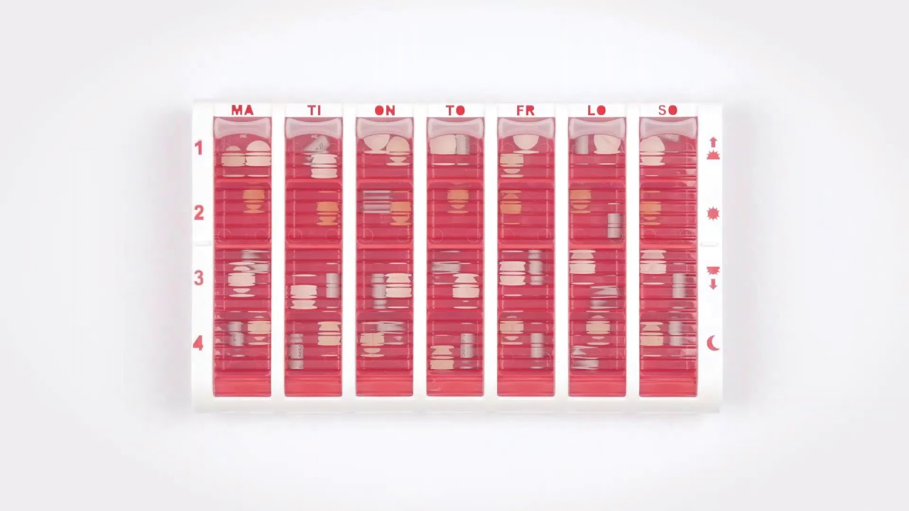 Large Pivotell weekly pill box tablet organiser