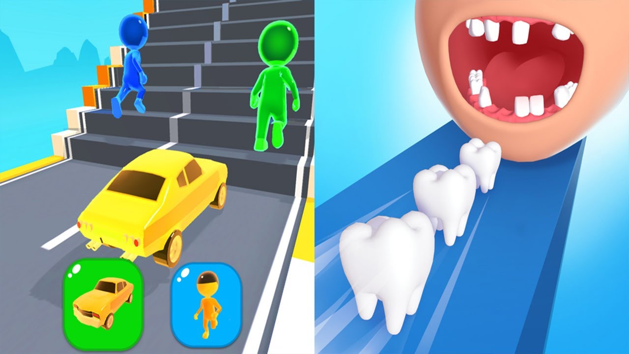 Shape-shifting VS Smile Rush - All Levels Android iOS Gameplay Ep 1