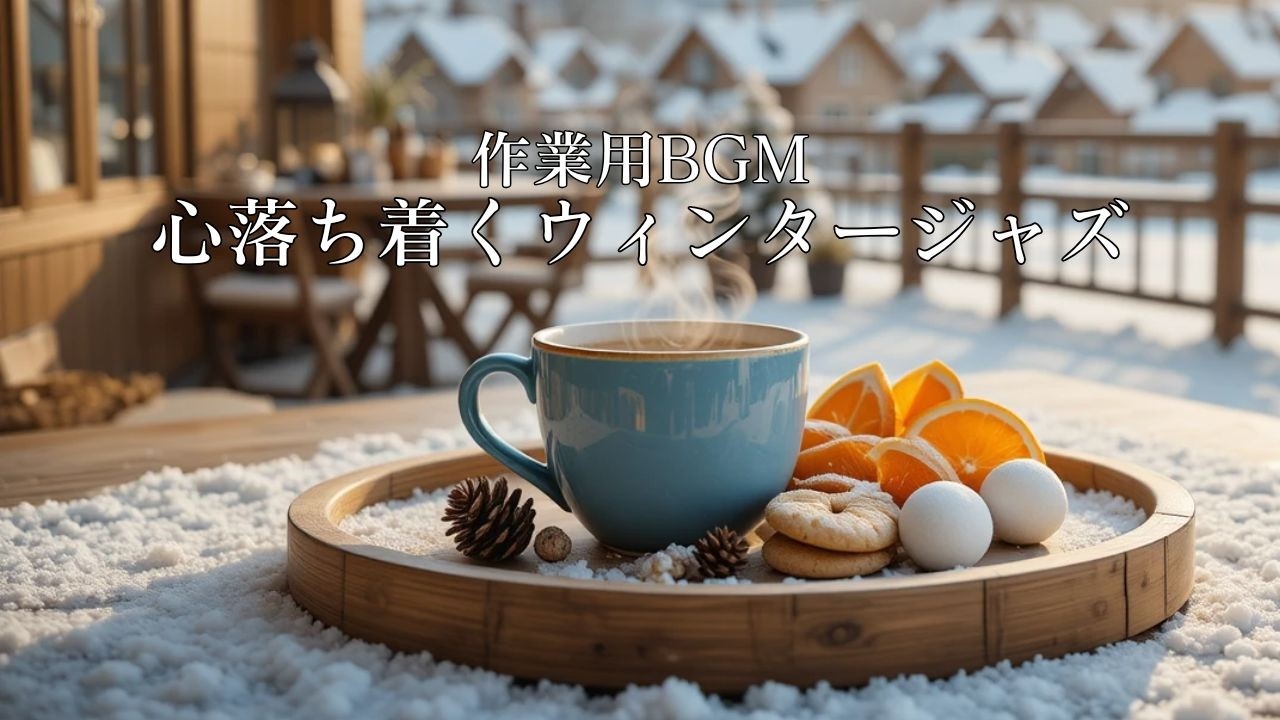 【作業用BGM】心落ち着くウィンタージャズ｜深く集中できる冬カフェBGM ❄️☕Winter Jazz for Focus & Productivity