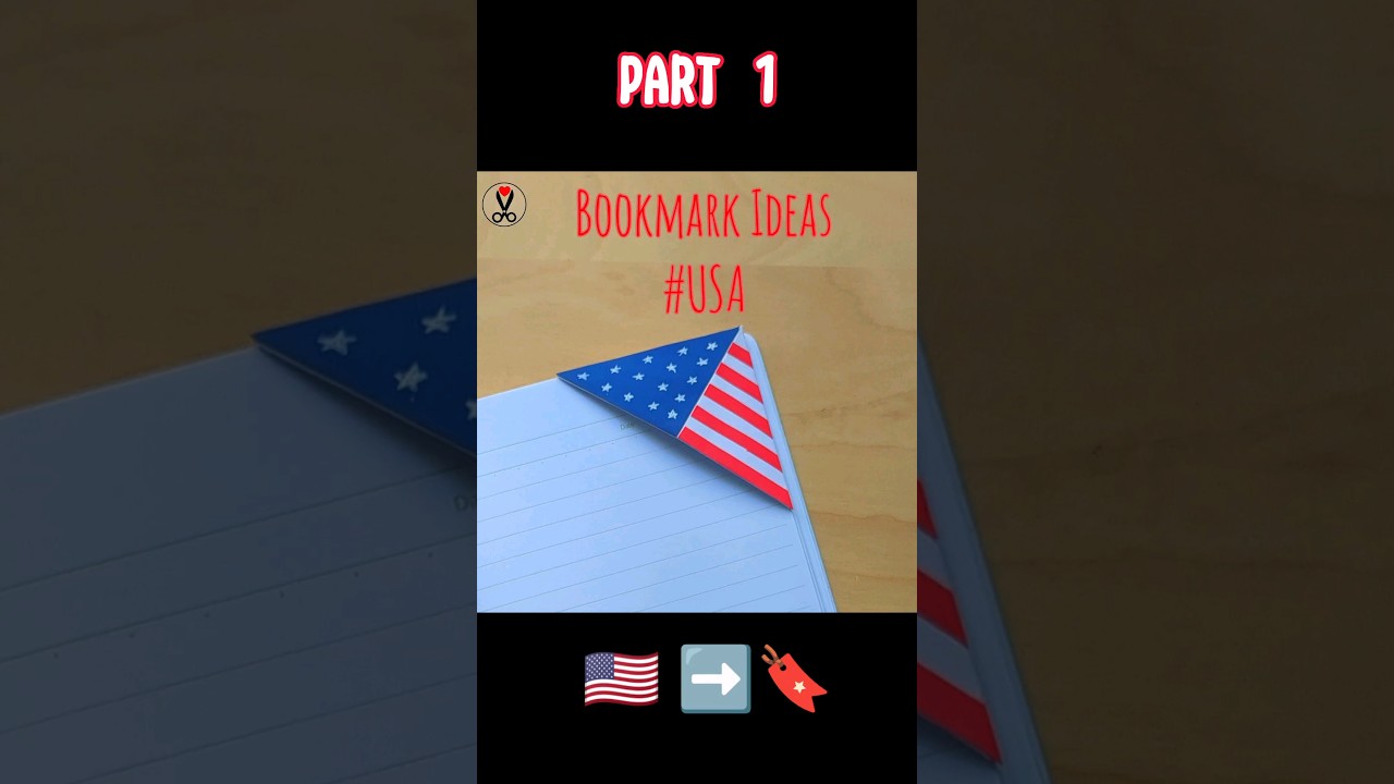 Mark Your Place with Pride: USA Flag Bookmark - Part 1