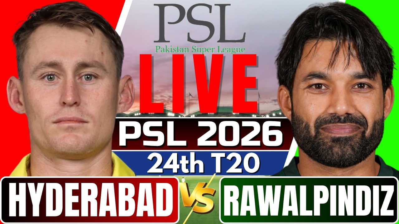 PSL LIVE - Hyderabad vs Rawalpindi Live | Psl 24th Match | psl live match today | live cricket match
