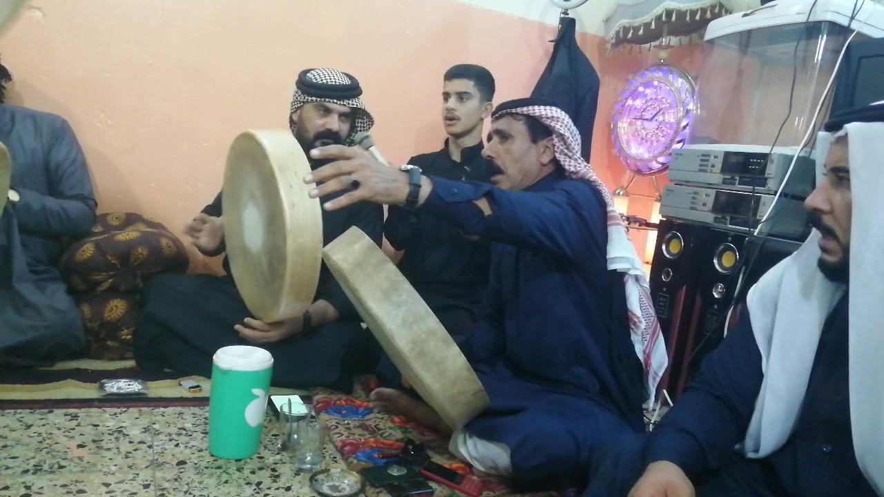المداح السيد احمد العزالدين والمداح عدنان الملا ساهي في دار ابو تحسين الملا ساهي 2021
