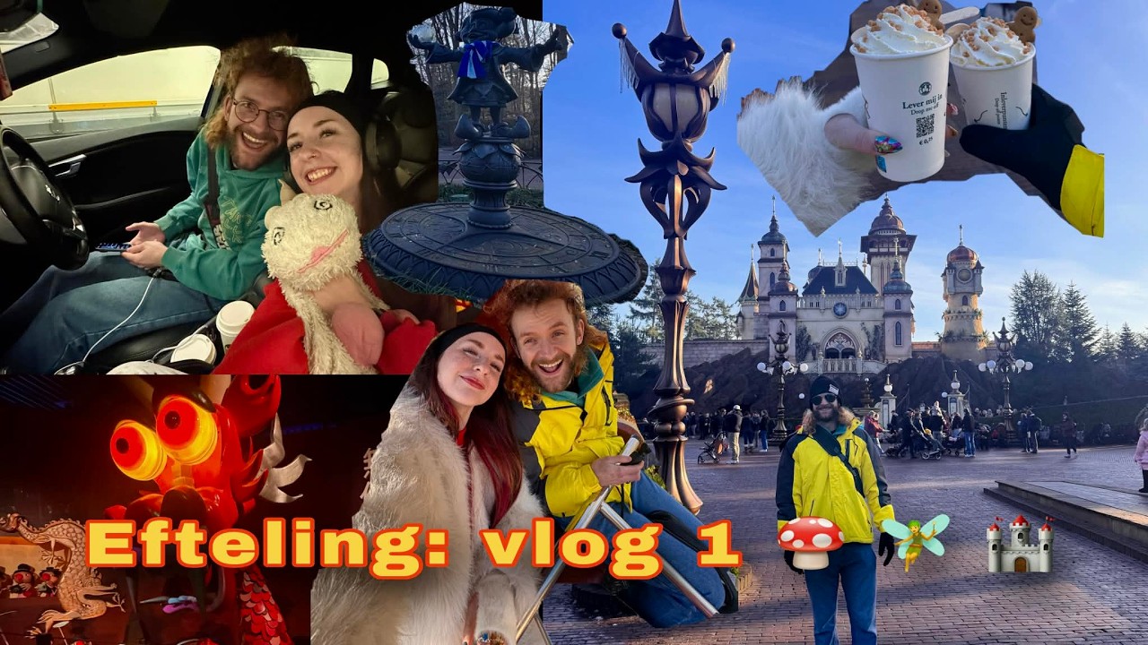 Efteling Vlog 1, Travel day and our FIRST time here!