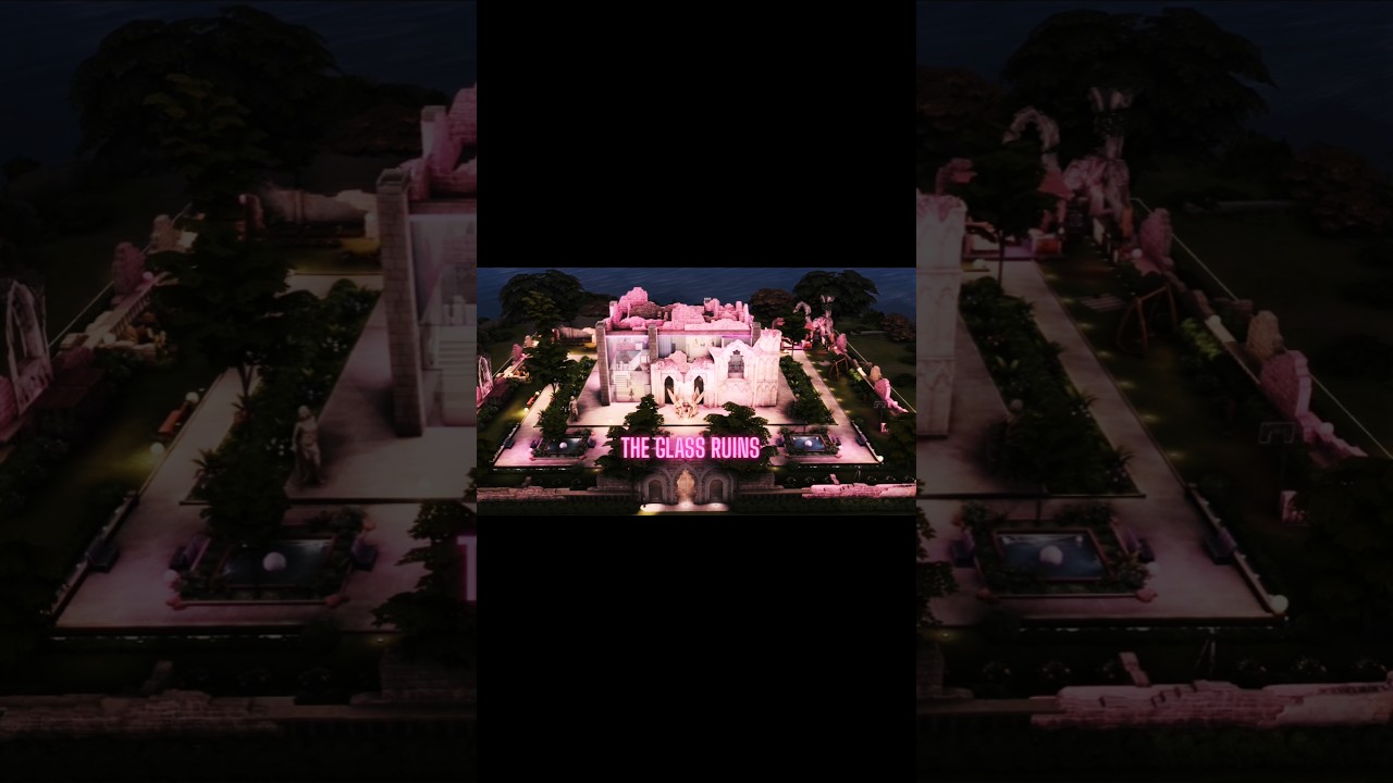 The Glass Ruins ☆ The Sims 4 ☆ Stop Motion na kanale 👈 🎬 