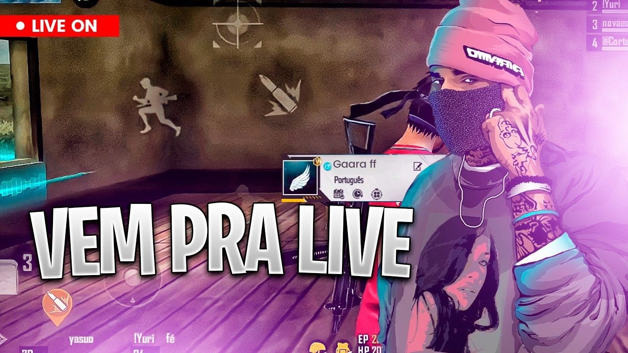 LIVE ON 🔥 FREE FIRE AO VIVO 🔥 NOVA TEMPORADA BR RANQUEADA CHEGOU 🔥 RUMO AO DESAFIANTE 🔥 GAARA FF 🔥
