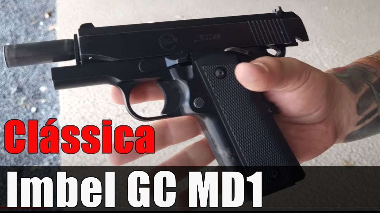 Minha Opinião sobre a IMBEL GC MD1 .380 - Atirei pela primeira vez