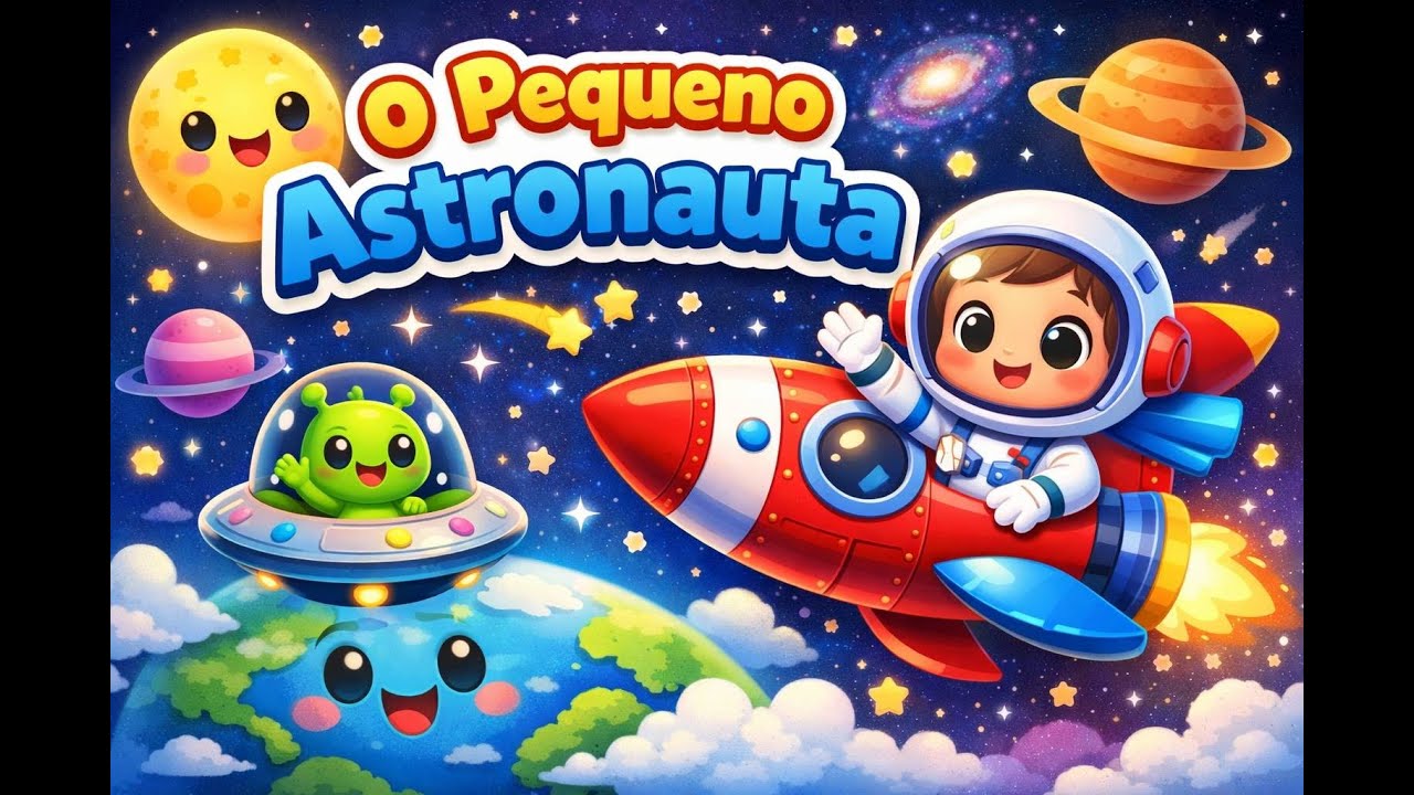 O Pequeno Astronauta 🚀 | Música Infantil Sobre o Espaço 🌙⭐