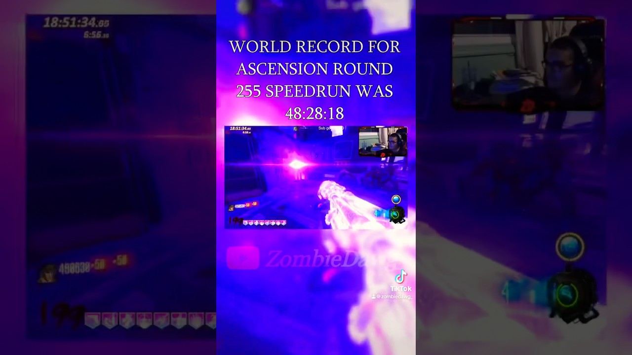 ROUND 255 SPEEDRUN WORLD RECORD IN CODZOMBIES #blackops3 #callofduty #bo3zombies #round100 #gaming