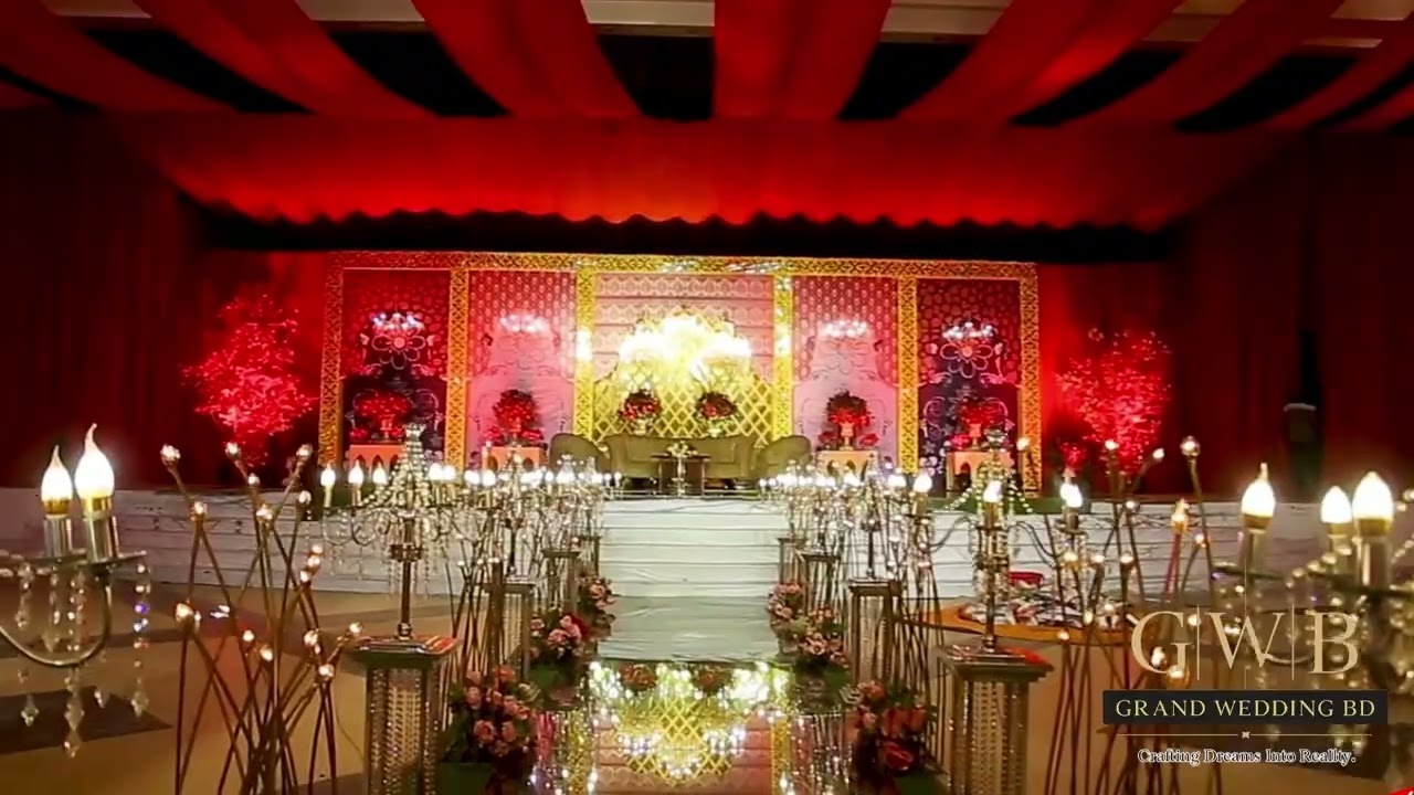 wedding decor red them