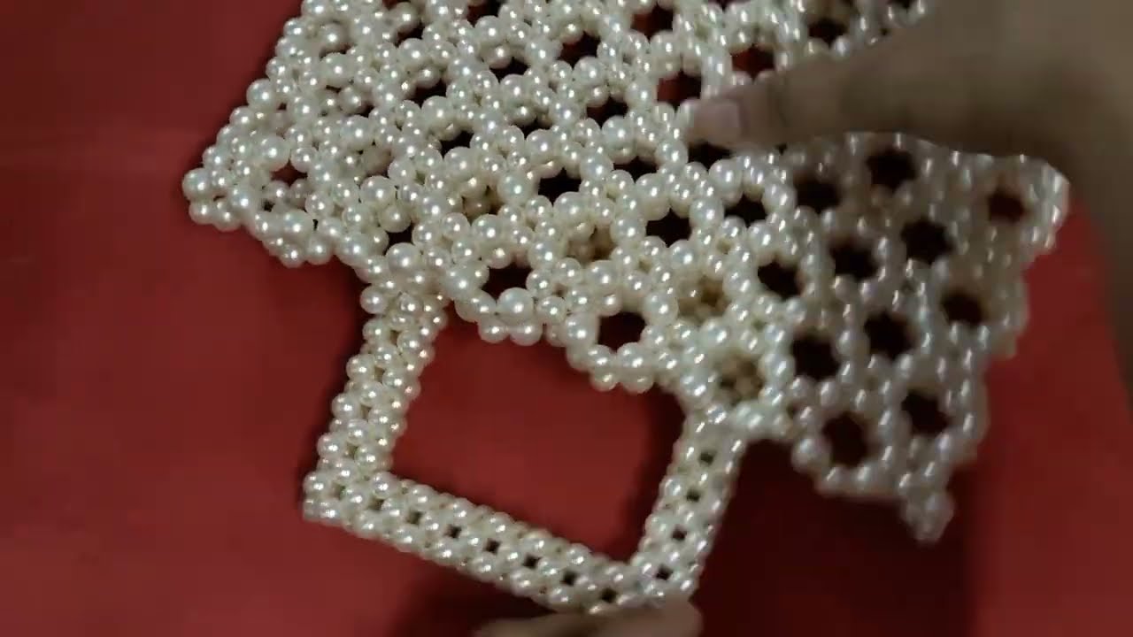 How to Make a Pearl Beaded Bag at Home | Handmade Bag DIY