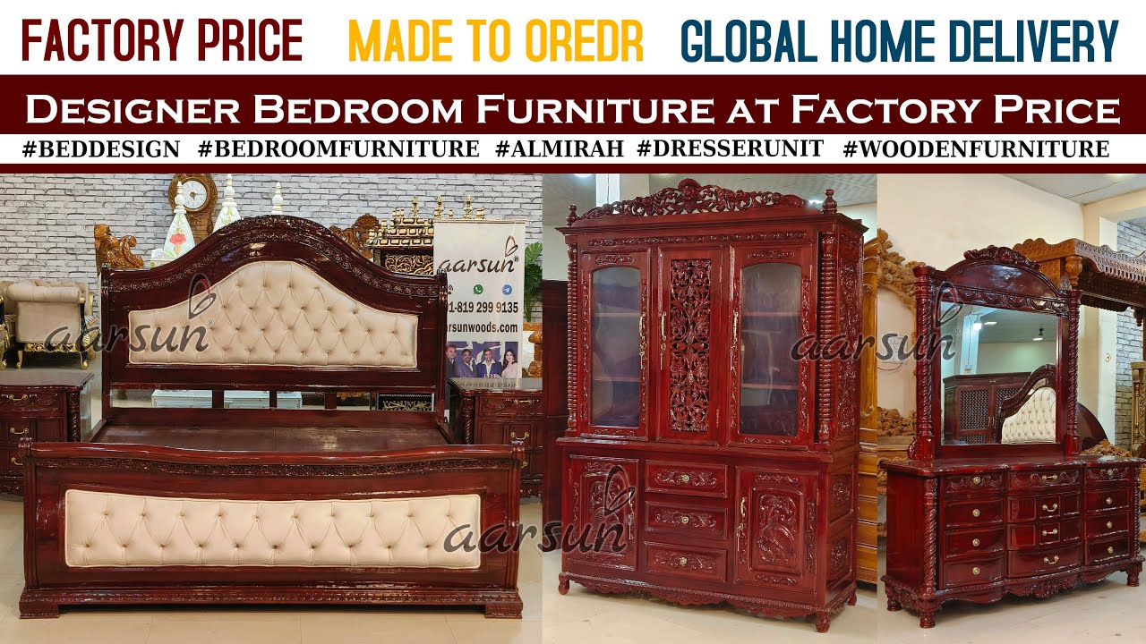 Bed | Bedroom Furniture | Bed Design | Vintage Furniture | Teakwood | Factory Price | Aarsun