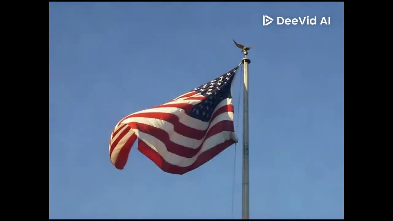 American Flag with music