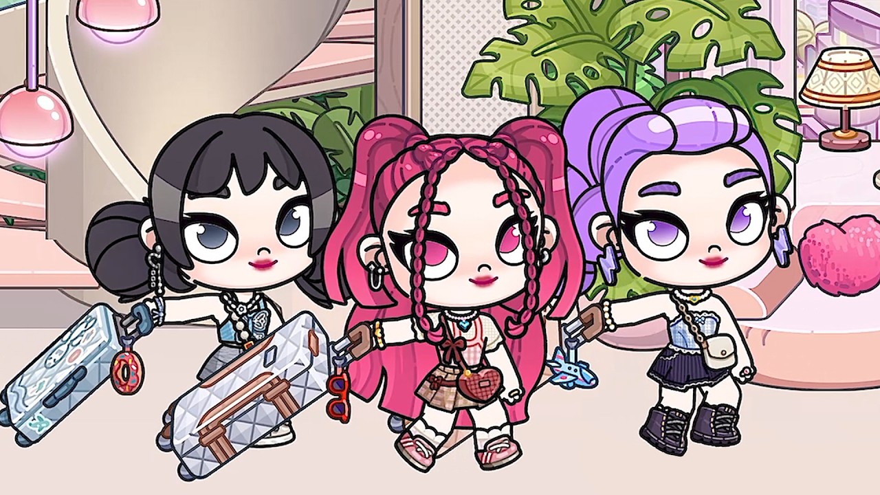 Avatar World HUNTRIX Trip to Korea ✈️✨K-Pop Hunters