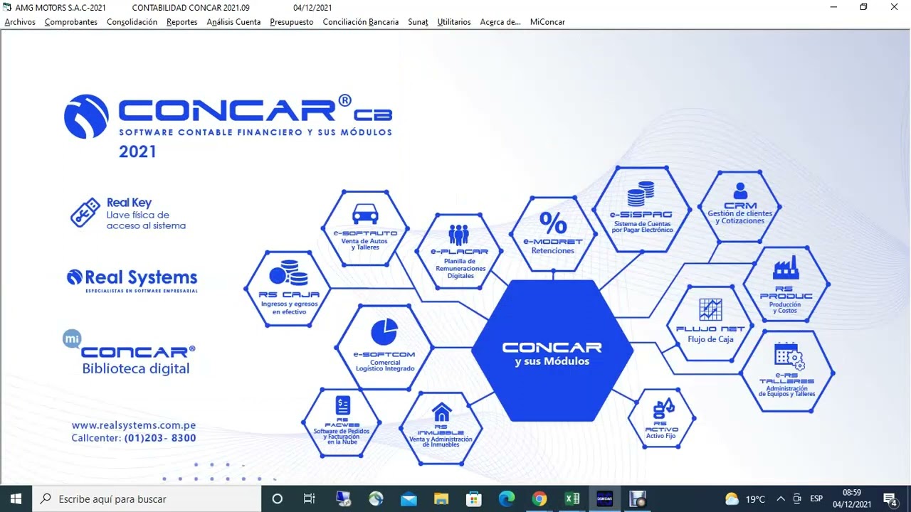 CARGA DE ASIENTOS DESDE EXCEL A CONCAR