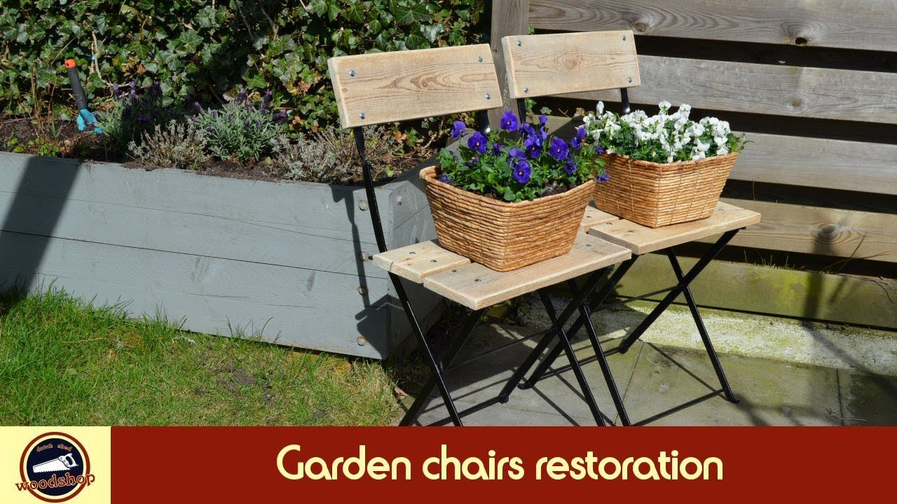DIY GARDEN BISTRO SET RESTORATION | FOR FREE | RECLAIMED WOOD | #10