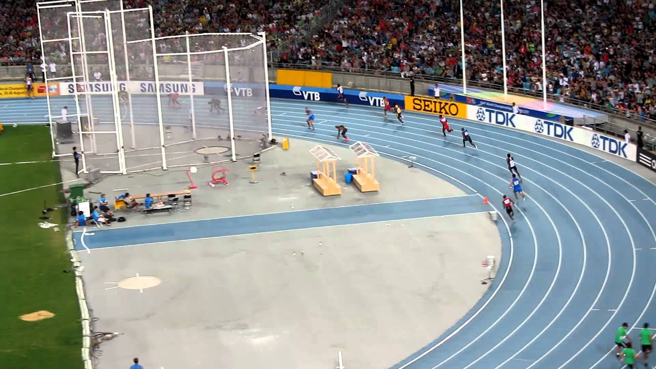 Finale staffetta 4x100 record del mondo usain bolt daegu corea