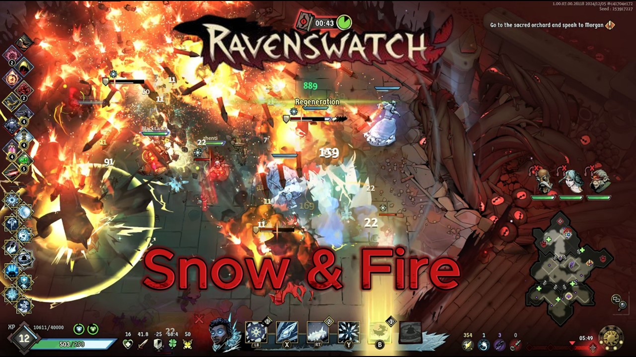 Ravenswatch | Full Team Pure chaos.