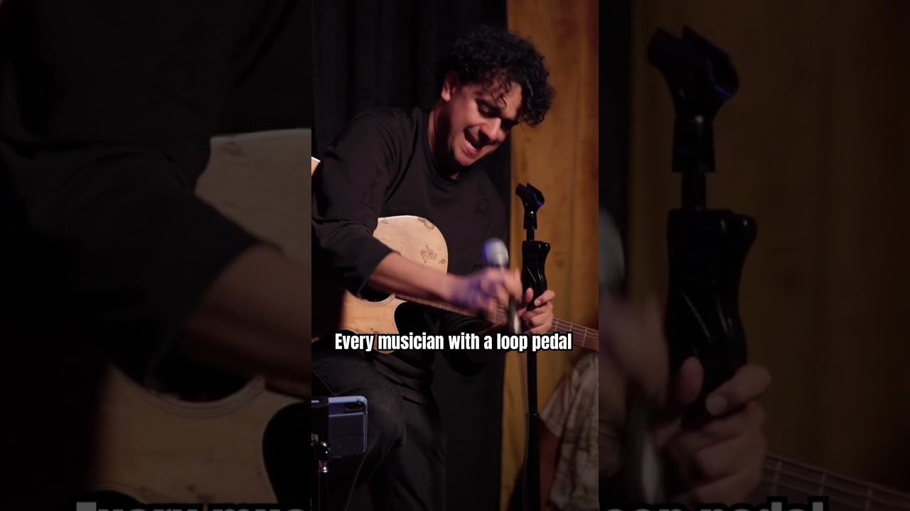 Every musician with a loop pedal #musicians #comedy #loopstation #looppedal #edsheeran