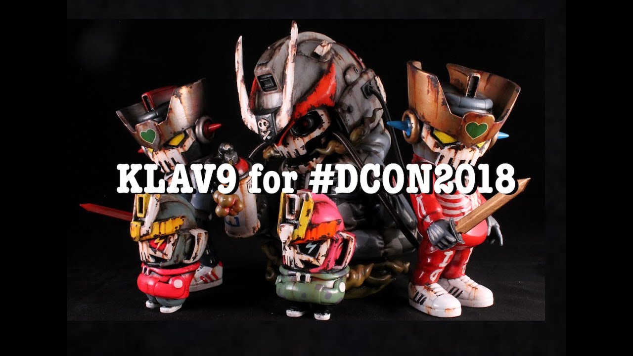#TOYSREVIL Takes A Look @ Custom Collectibles by KLAV9 for Designer Con 2018