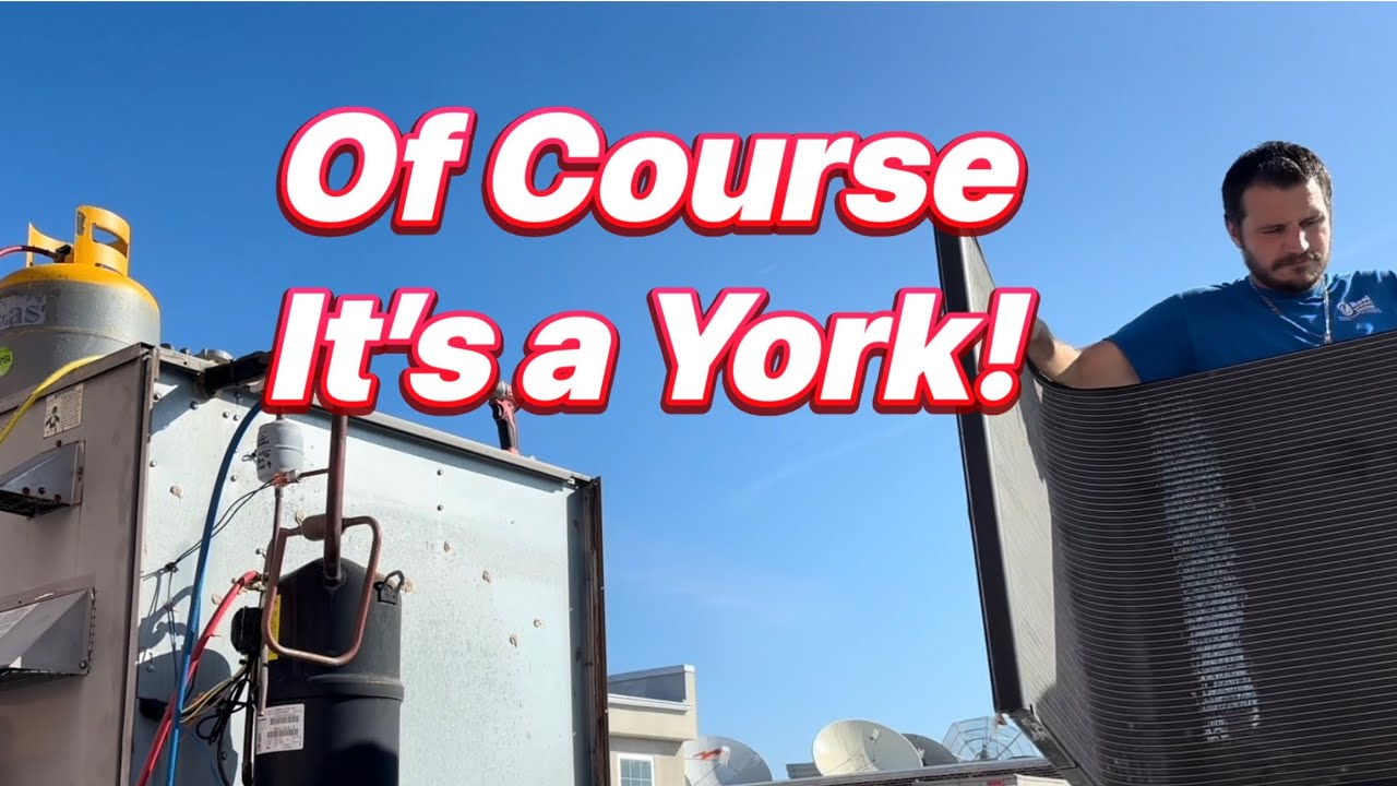 Replacing The Condenser Coil On A York RTU!