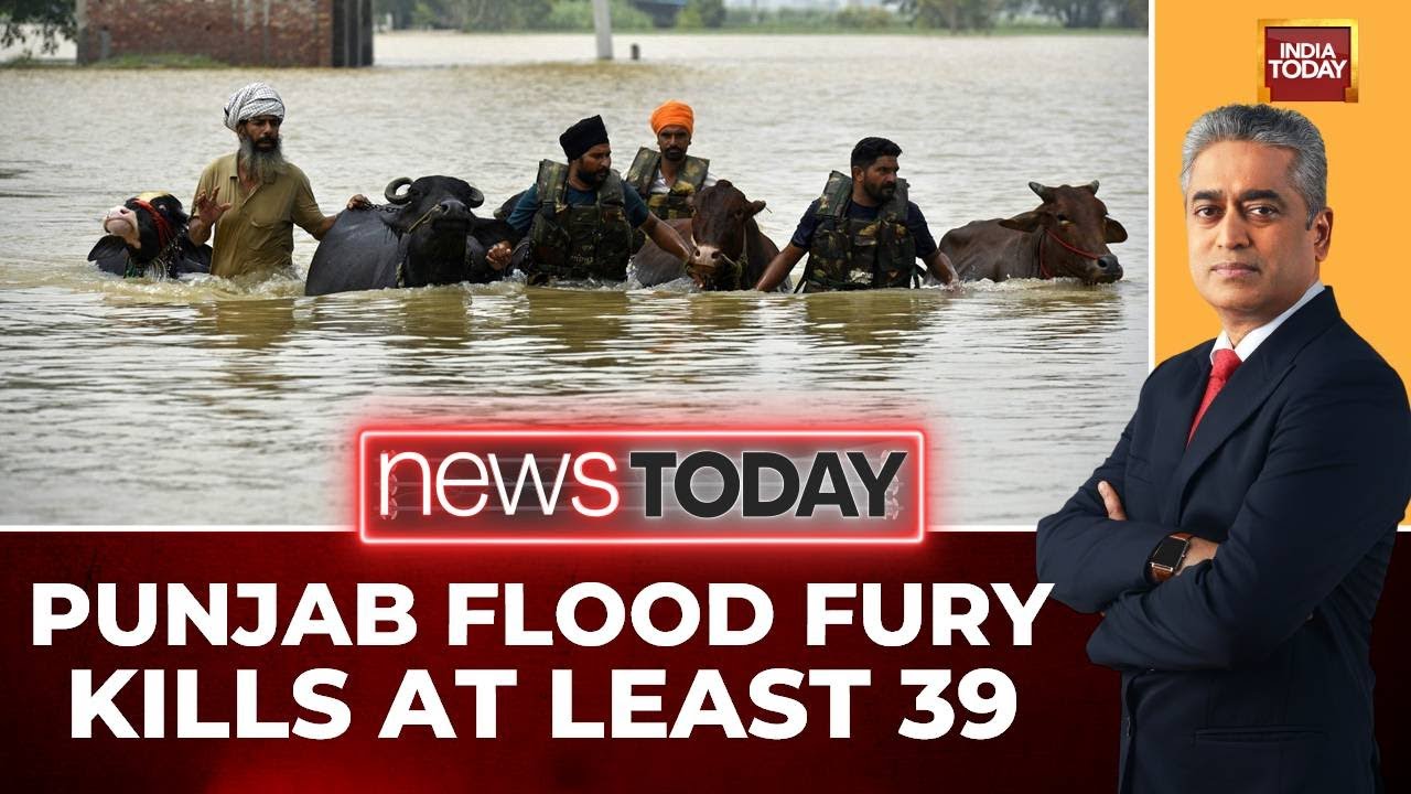 Punjab's Worst Floods In Decades, 39 Dead: Rivers Rage, Cities And Villages Inundated | India Today