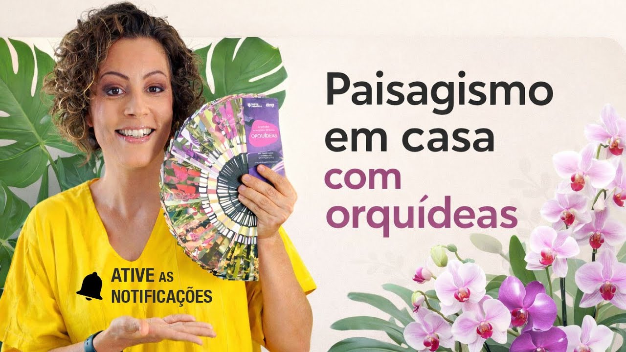 PAISAGISMO com ORQUÍDEAS pra sua CASA