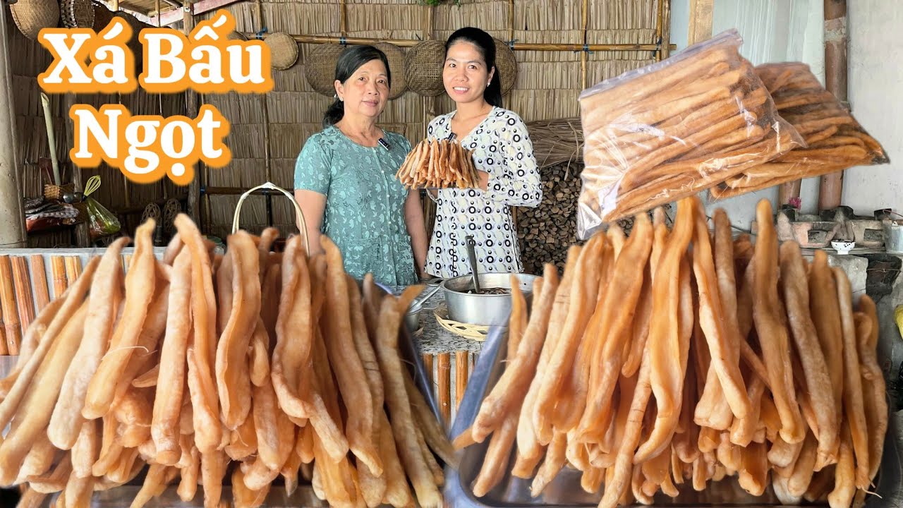XÁ BẤU NGỌT- CỦ CẢI MUỐI ĐƯỜNG giòn ngon không quá mặn để được lâu nấu ăn tốt cho sức khỏe