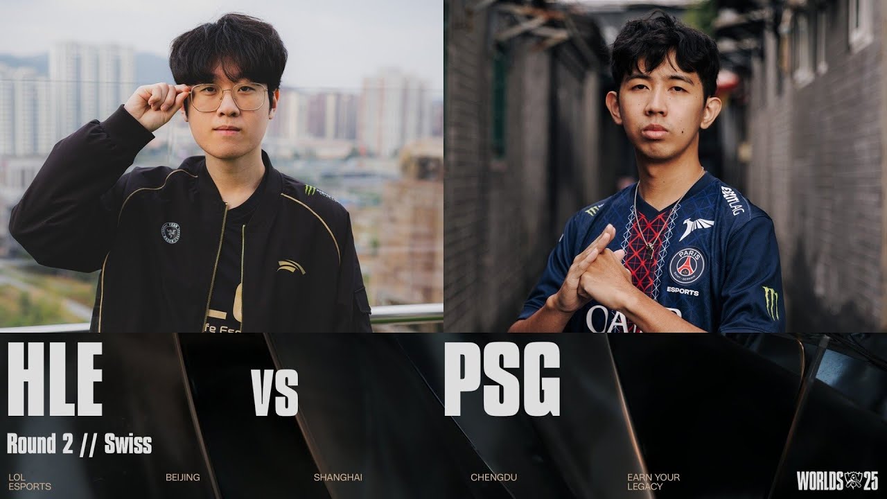 HLE vs PSG | WORLDS 2025 | Swiss Stage | Game 01 | Hanawha Life Esports vs PSG Talon