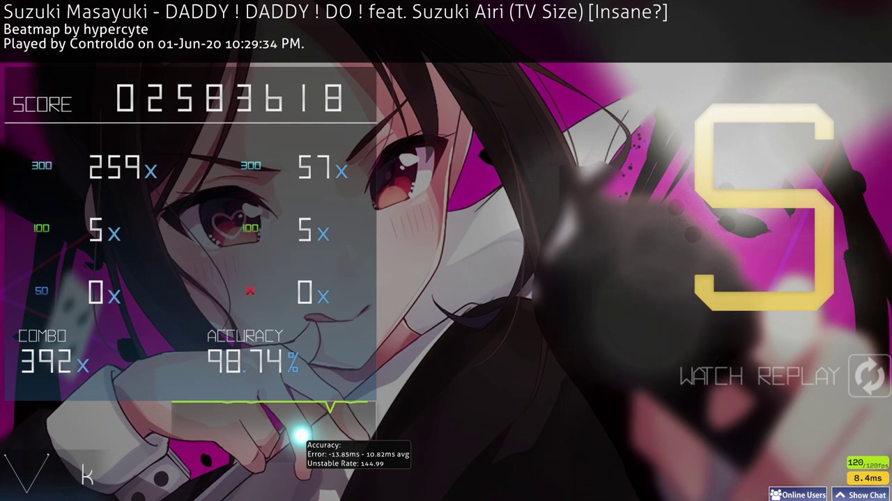First 4 star FC!!! | DADDY! DADDY! DO! (Insane?) | osu!
