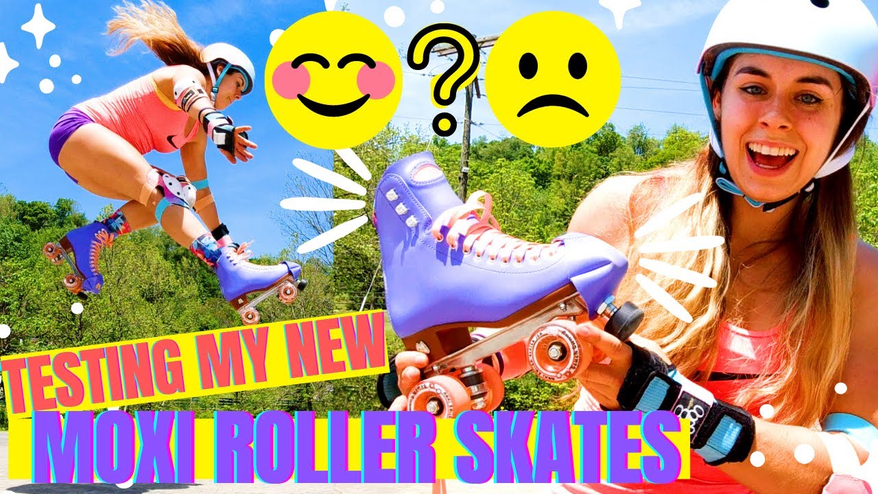 Trying MOXI ROLLER SKATES for the First Time: BEACH BUNNY SKATES REVIEW from a BEGINNER (Days 36-40)