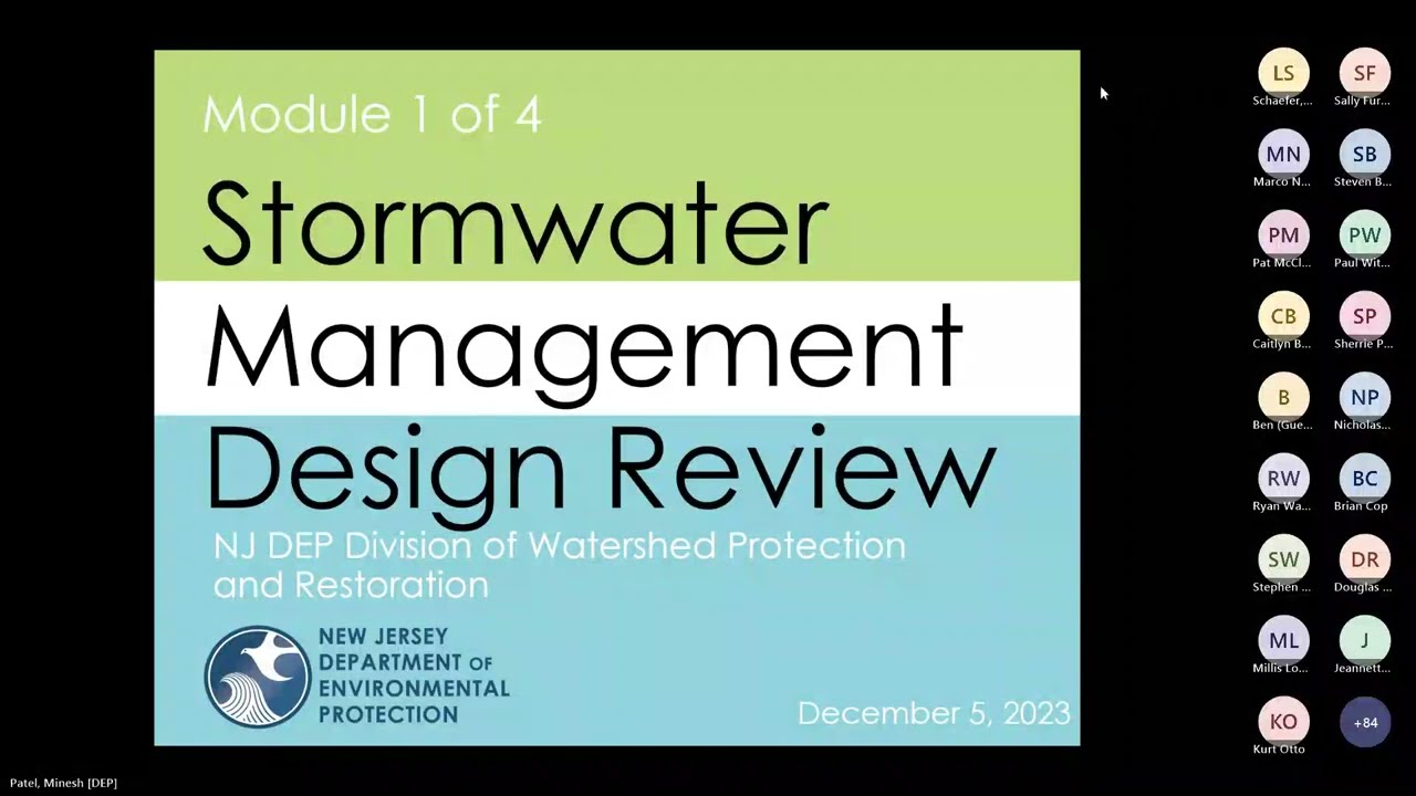 Stormwater Management Design Review Course Module 1, December 5, 2023