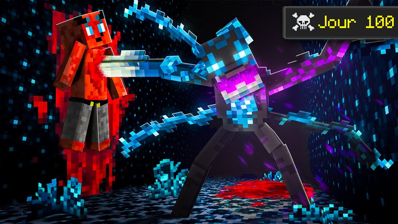 SURVIVRE 100 JOURS à une INFECTION MINECRAFT HARDCORE