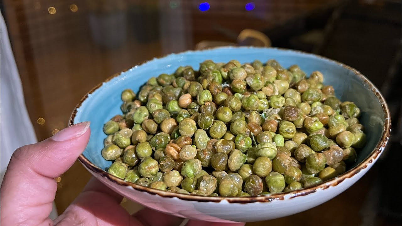 Fried garlic & Chilli Matar Fiji Style | Fried Peas | quick easy snack recipe