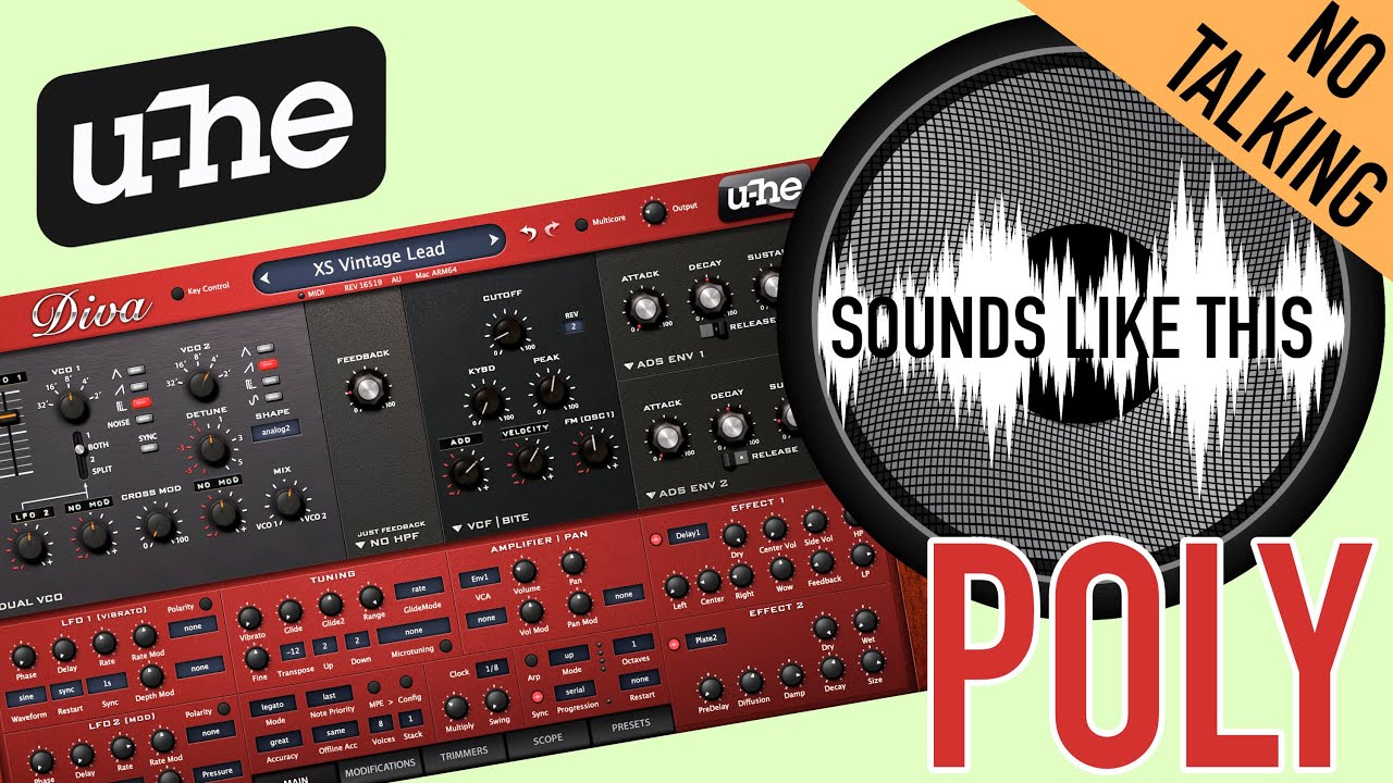 u-he DIVA | POLY | Sounds Like This