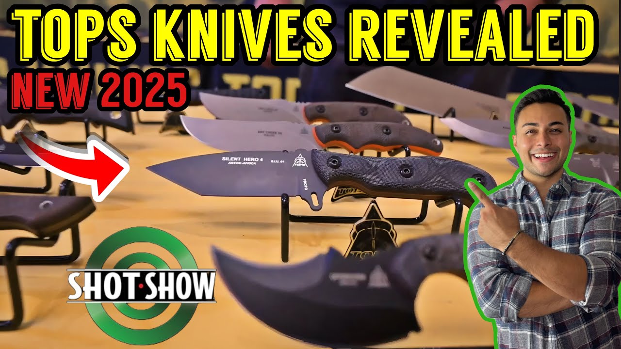 TOPS Knives Revealed! NEW Prototypes & Long-Awaited Releases | SHOT Show 2025