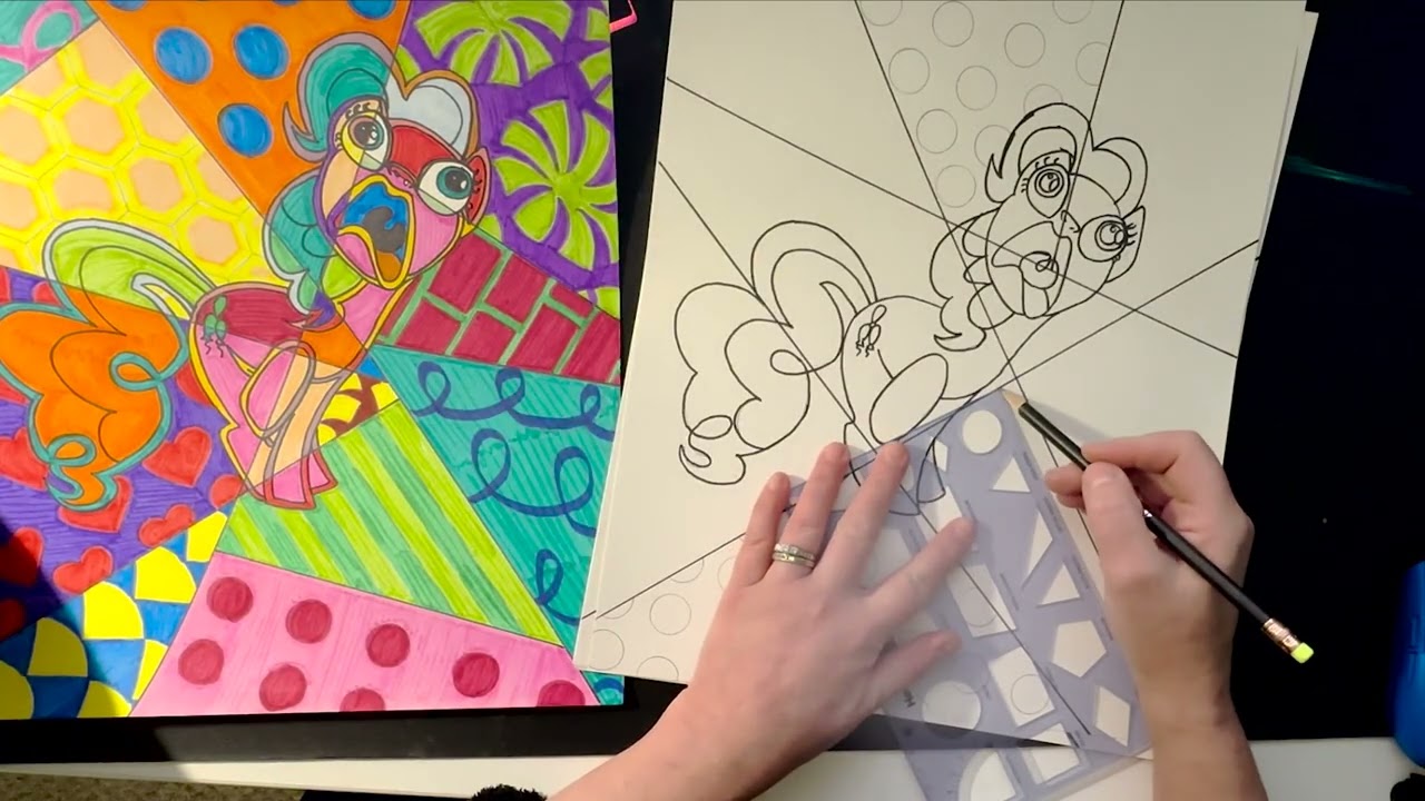 Romero Britto Study 3 Step 6 of 8