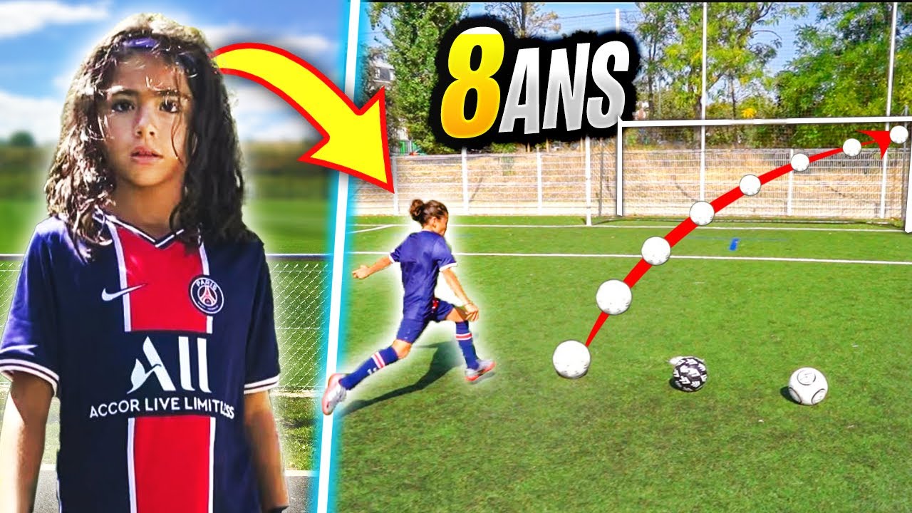 CET ENFANT DE 8 ANS A UNE PRÉCISION INCROYABLE AU FOOTBALL!