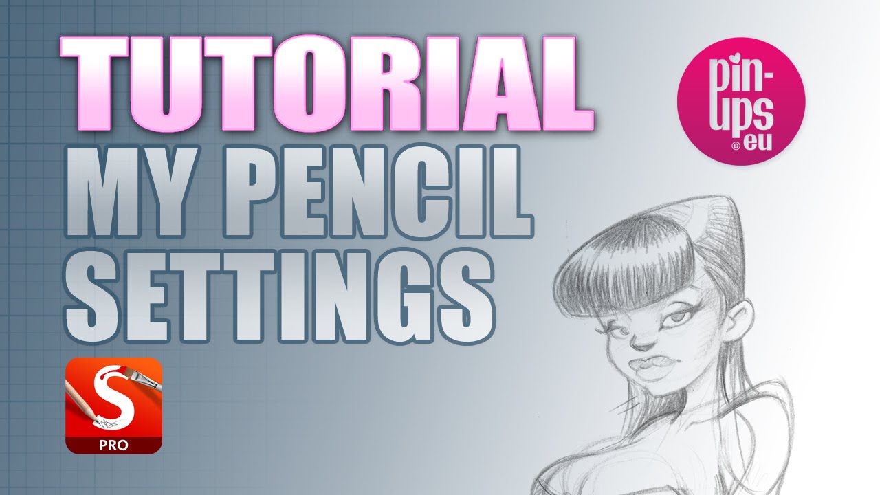 Autodesk Sketchbook Pro Tutorial : PENCIL SETTINGS
