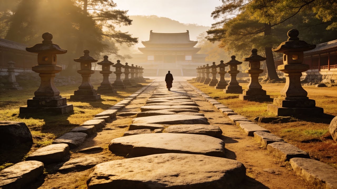 Mindful Peace | Ancient Temple Soundscape for Focus