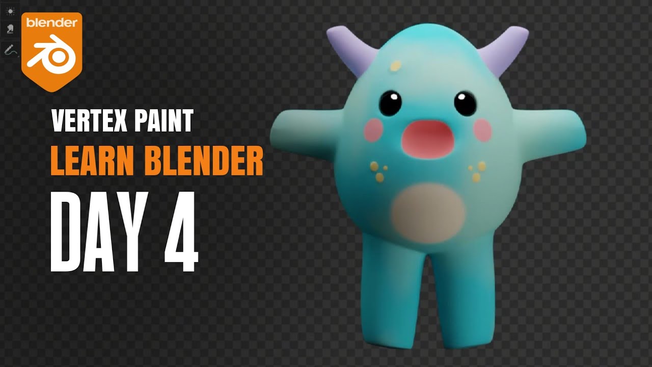 Vertex Painting in Blender Explained | Easy & Powerful Coloring Method