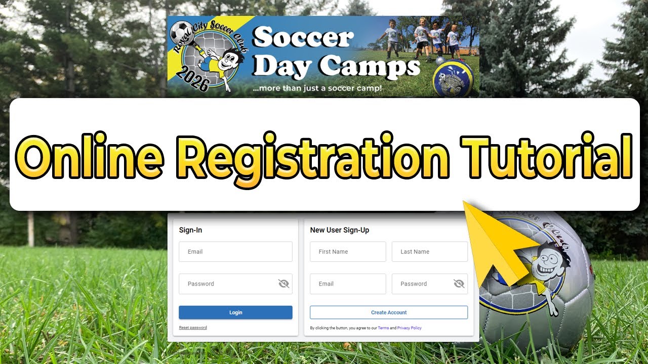 Royal City Soccer Club Online Registration Tutorial
