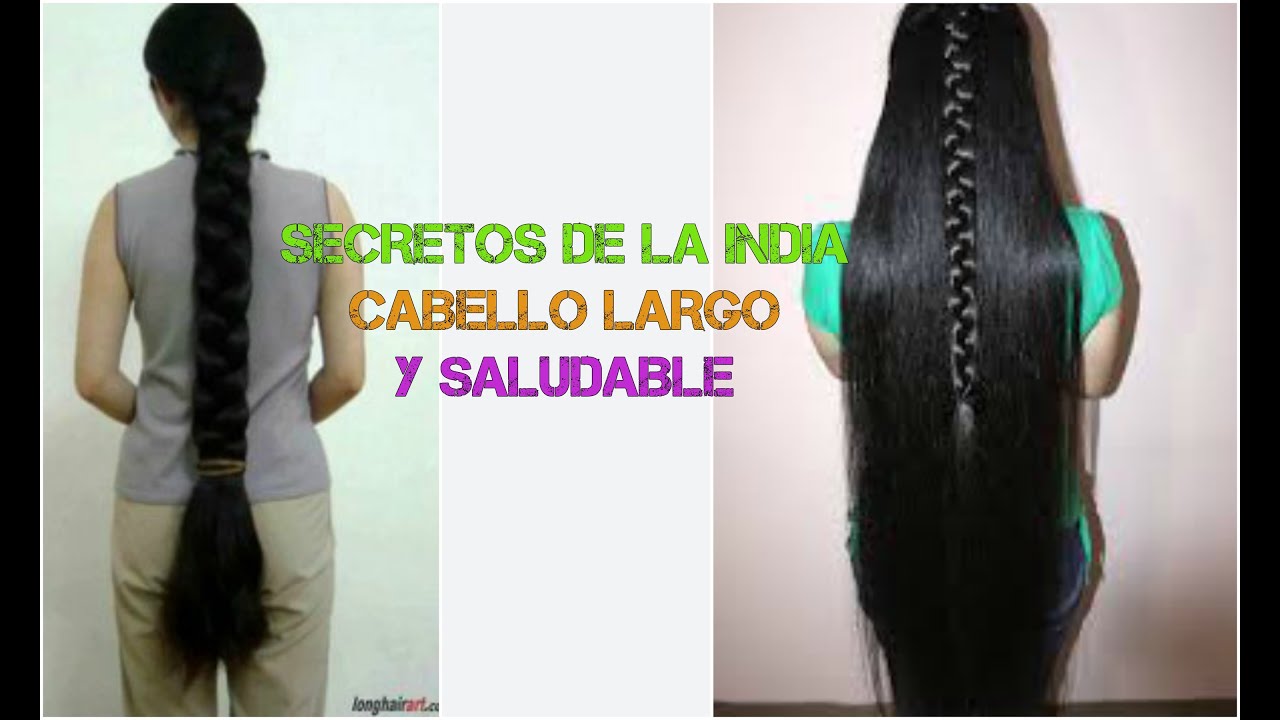 Secretos Caseros de la INDIA para un cabello LARGO y Voluminoso