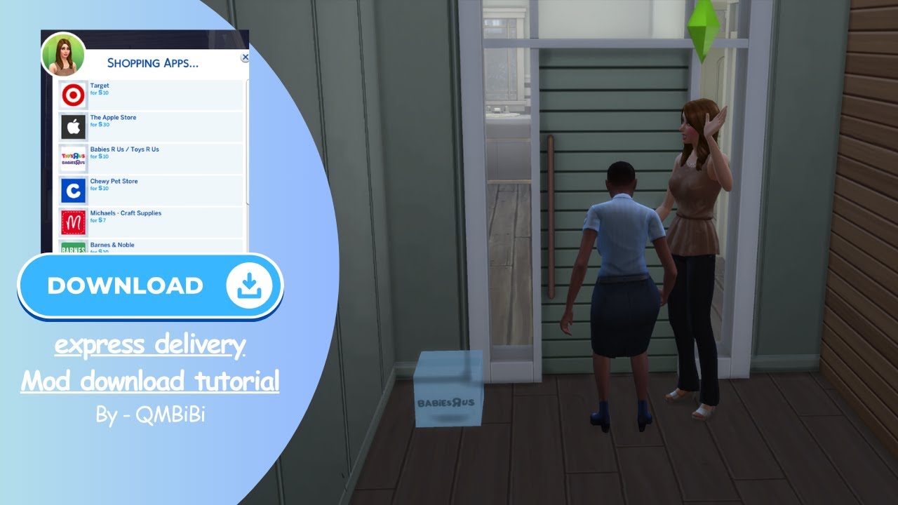 Узнайте, как скачать и установить мод «Экспресс-доставка» для Sims 4!