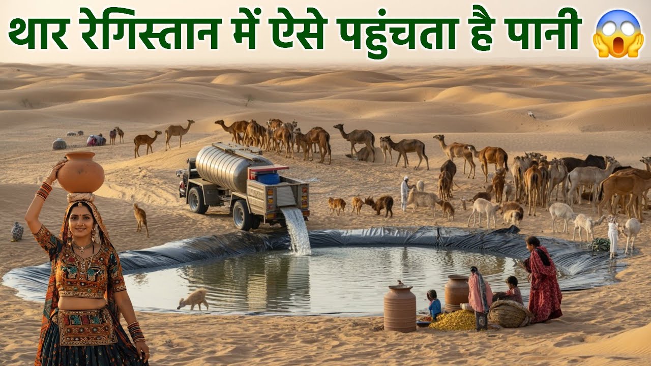 No Water for Miles… Still Life Exists 😳 | रेत के समंदर में पानी की जंग | Thar Desert | Desert Life